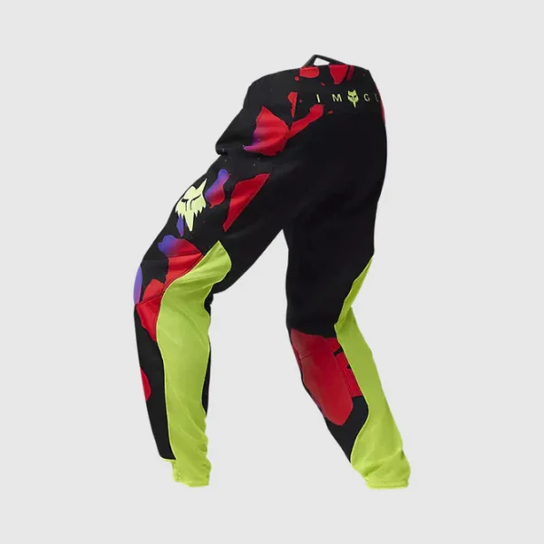 Pantalon Moto 360 Throttle Negro/Rojo Fox - Imagen 2