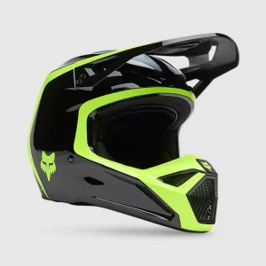 Casco Moto V1 Flow Negro/Amarillo Fox