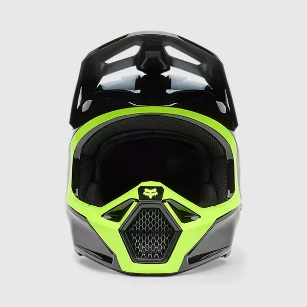 Casco Moto V1 Flow Negro/Amarillo Fox - Imagen 3