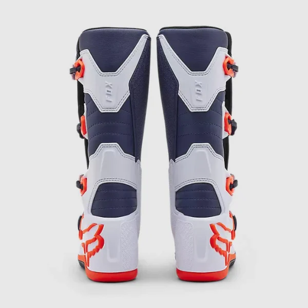 Botas Moto Comp Blanco/Morado Fox - Imagen 4