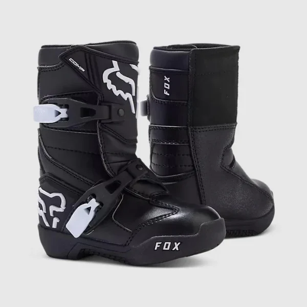 Botas Moto Niño Comp Negro Fox