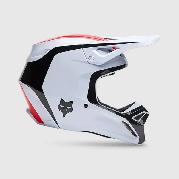 Casco Moto V1 Flow Blanco Fox - Imagen 4