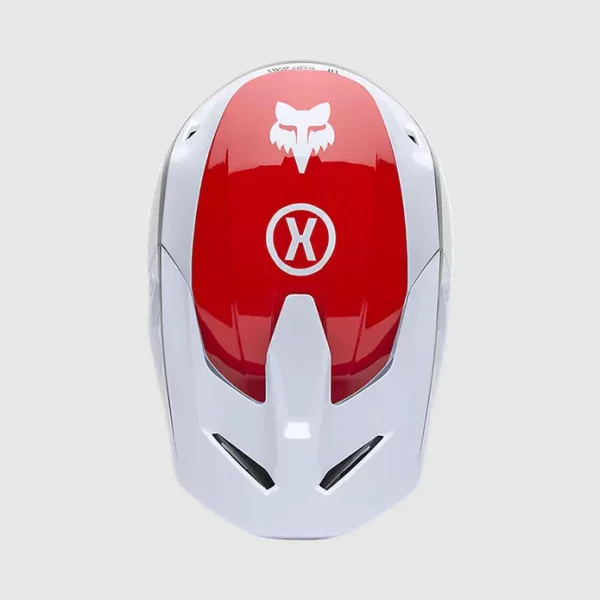 Casco Moto V1 Flow Blanco Fox - Imagen 3