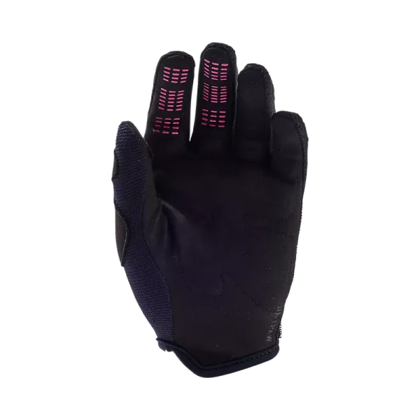 Kids Dirtpaw Gloves Negro/Rosado Fox - Imagen 2
