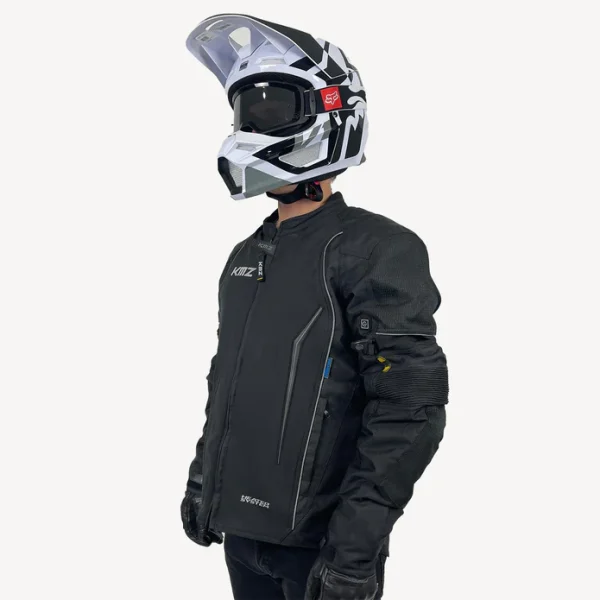 Chaqueta Moto Calle Warm Apex Negro Kmz - Imagen 3