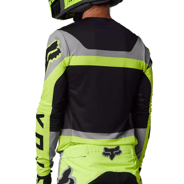 Polera Moto Flexair Efekt Negro/Amarillo/Gris Fox - Imagen 3