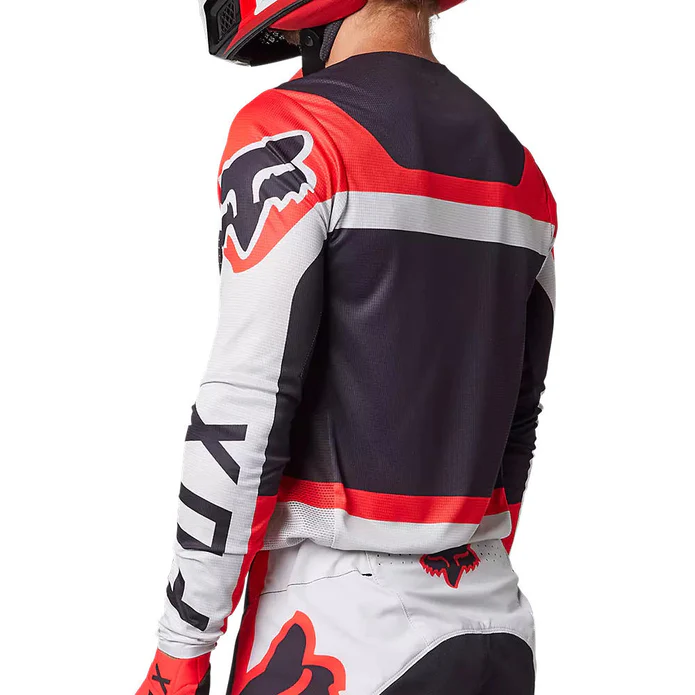 Polera Moto Flexair Efekt Negro/Rojo/Blanco Fox - Imagen 3