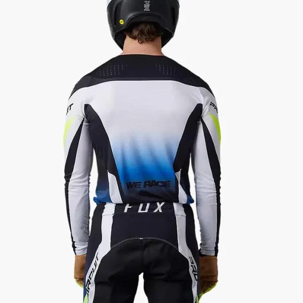 Polera Moto Flexair Pro Circuit Foyl Negro/Blanco Fox - Imagen 3