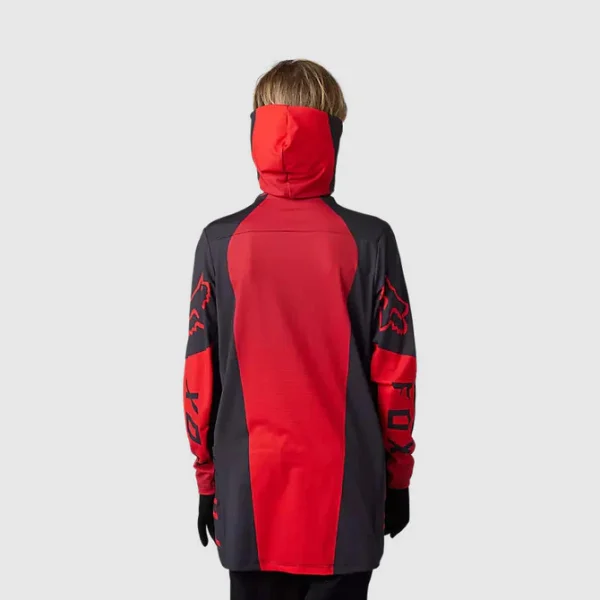Polera Moto Niño Ranger Drive Krux SXS Con Cuello Rojo Fox - Imagen 3