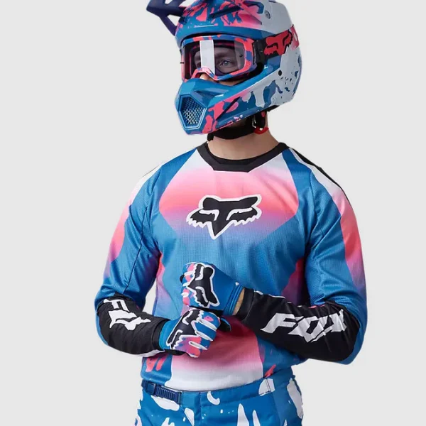 Polera Moto 180 Morphic Celeste Fox - Imagen 2