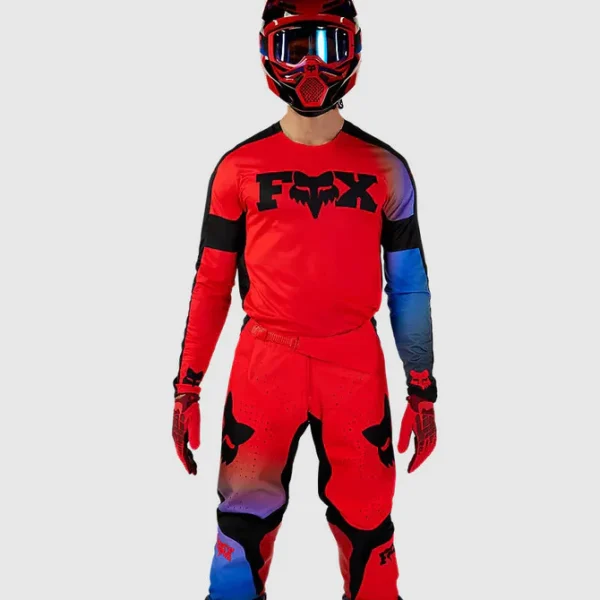 Polera Moto 360 Streak Rojo Fox - Imagen 2