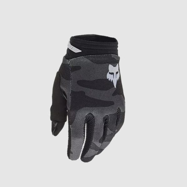 Guantes Moto Niño 180 Bnkr Camo Negro Fox
