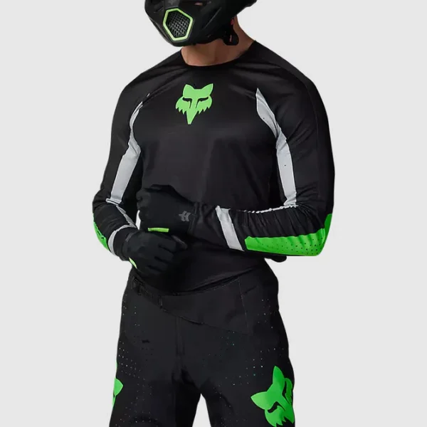 Polera Moto 360 Edición Limitada 50 Años Negro/Verde Fox - Imagen 3