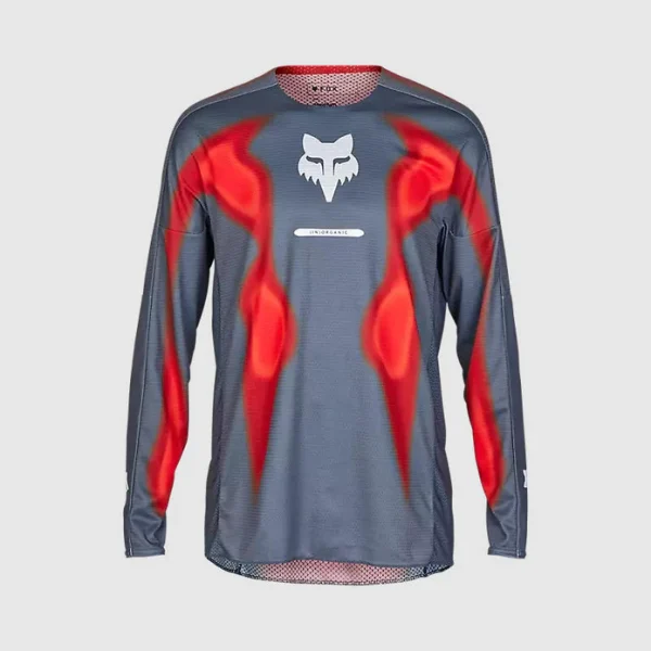 Polera Moto 360 Volatile Gris/Rojo Fox