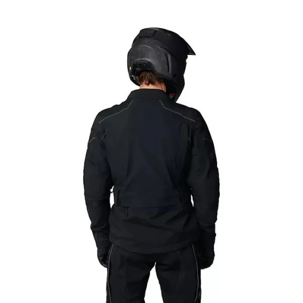 Chaqueta Moto Defend GORE-TEX ADV Impermeable Negro Fox - Imagen 3