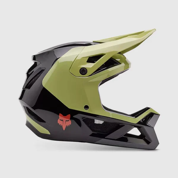 Casco Bicicleta Niño New Rampage Barge Verde Oliva Fox - Imagen 2