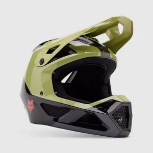 Casco Bicicleta Niño New Rampage Barge Verde Oliva Fox