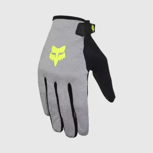 Guantes Bicicleta Ranger Gris/Amarillo Fox