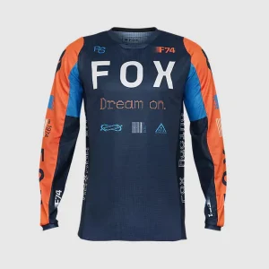 Polera Moto 180 Race Spec Azul Marino Fox