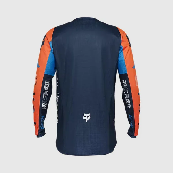 Polera Moto 180 Race Spec Azul Marino Fox - Imagen 2