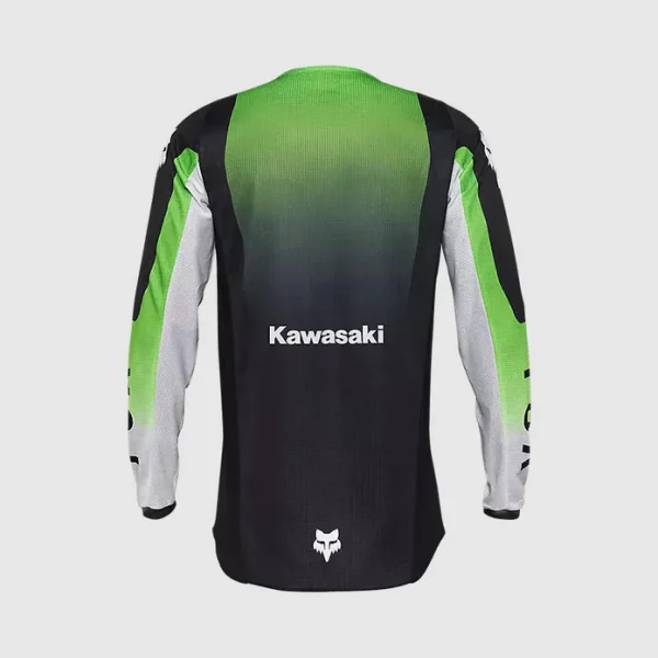 Polera Moto 180 Kawasaki Verde Fox - Imagen 2