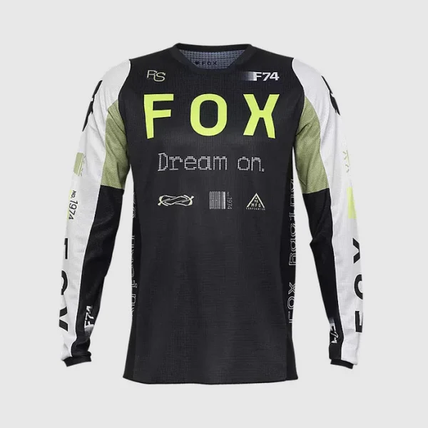 Polera Moto 180 Race Spec Verde/Negro Fox
