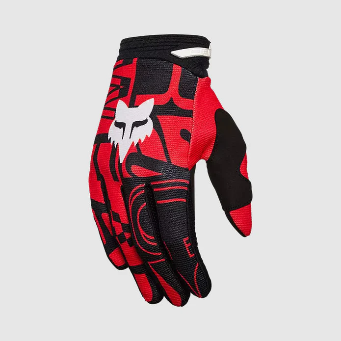 Guantes Moto Niño 180 Race Spec Rojo Fox