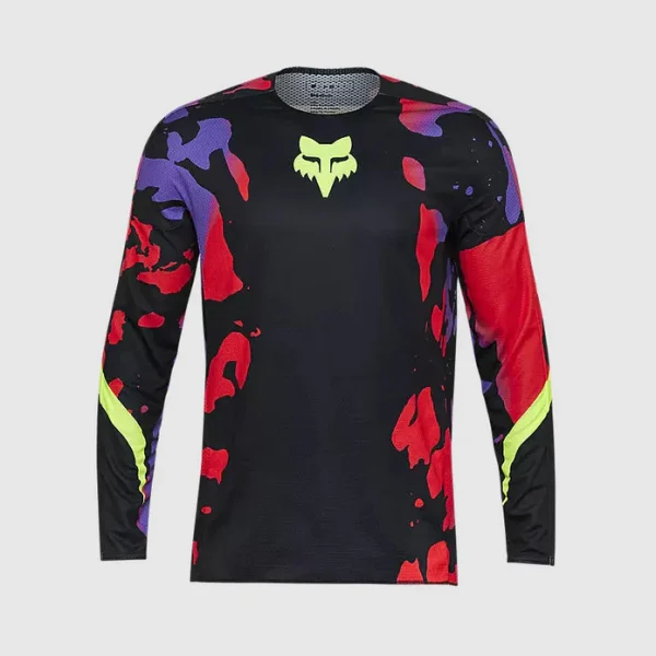 Polera Moto 360 Throttle Negro/Rojo Fox