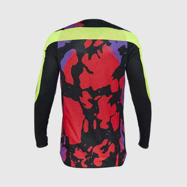 Polera Moto 360 Throttle Negro/Rojo Fox - Imagen 2