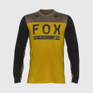 Polera Moto Ranger Off-Road Amarillo Mostaza Fox