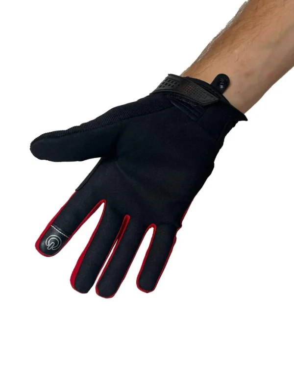 Guantes Moto Calle Amara Rojo KMZ - Imagen 3
