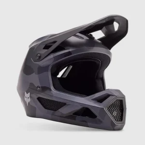 Casco Bicicleta Niño New Rampage Camo Negro Fox