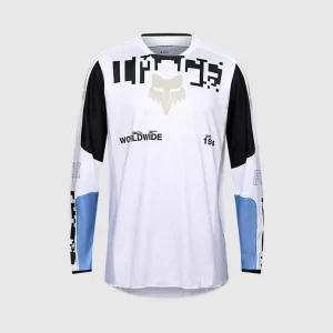 Polera Moto 180 Digi Image Blanco Fox