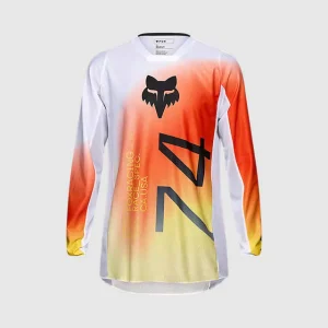 Polera Moto Air Haze 180 Blanco Fox