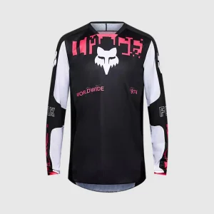 Polera Moto 180 Digi Image Negro Fox