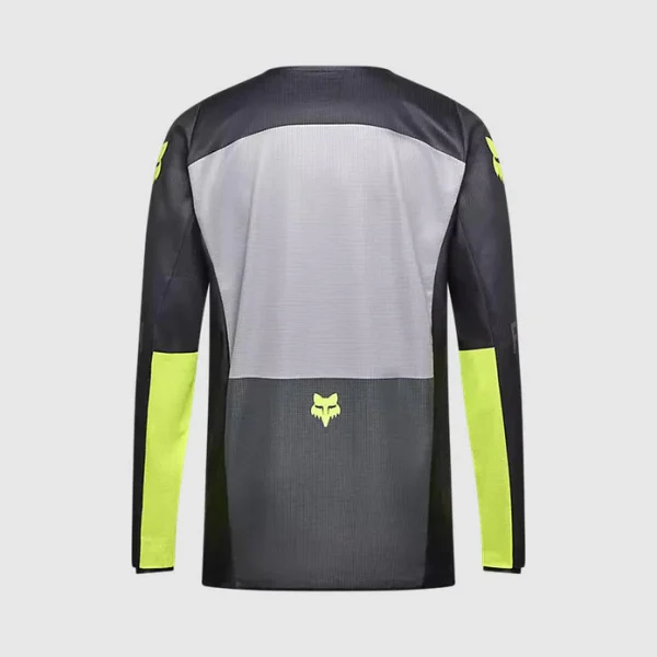 Polera Moto 180 Flow Negro/Amarillo Fox - Imagen 2