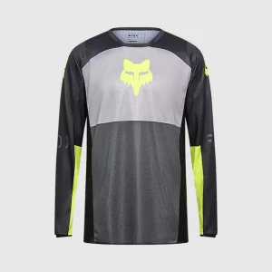 Polera Moto 180 Flow Negro/Amarillo Fox