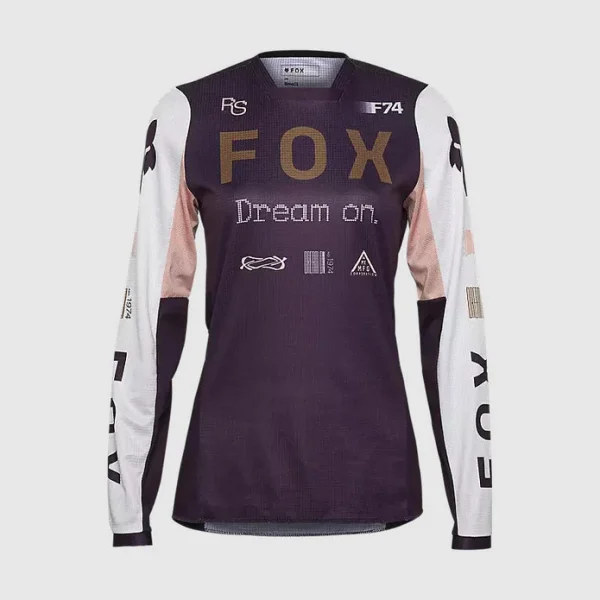 Polera Moto Mujer 180 Race Spec Morado Fox