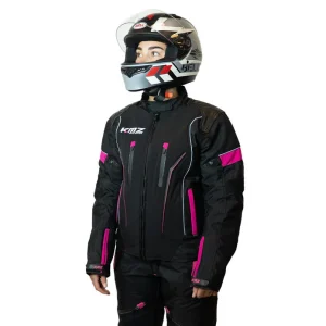 Chaqueta Moto Calle Streetflow Apex Negro Kmz
