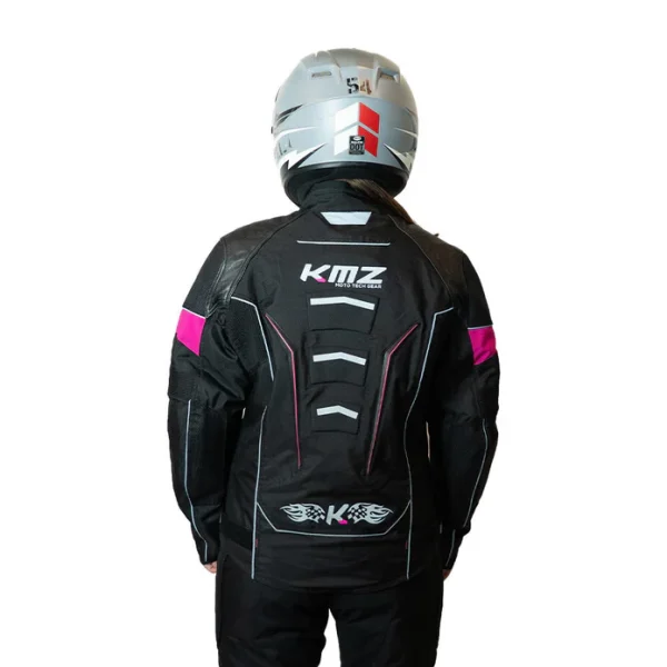 Chaqueta Moto Calle Streetflow Apex Negro Kmz - Imagen 4