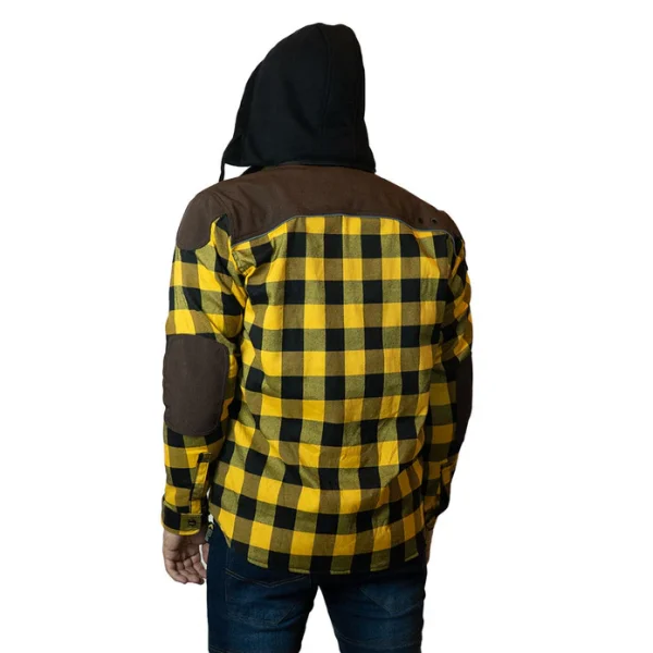 Chaqueta Moto Calle Outrider Horizon Amarillo Kmz - Imagen 3