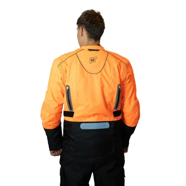 Chaqueta Moto Calle Savage Nomad Naranjo Kmz - Imagen 2