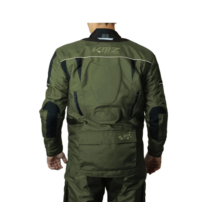 Chaqueta Moto Calle Prime Nomad Verde Kmz - Imagen 2