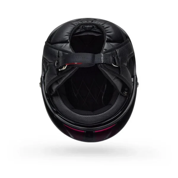 Casco Moto Calle Pit Boss Negro/Rosado Mate Certificado QR Bell - Imagen 5