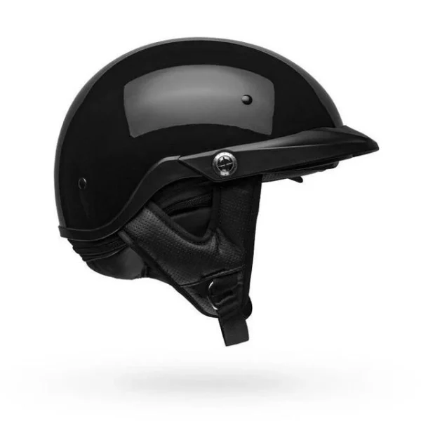 Casco Moto Calle Pit Boss Negro Certificado QR Bell