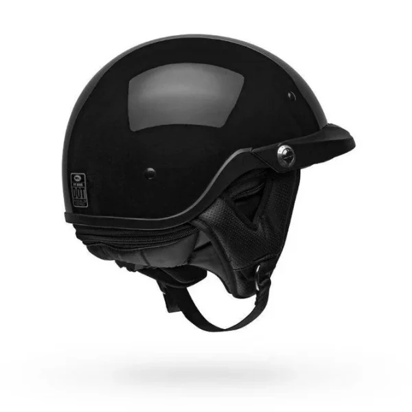 Casco Moto Calle Pit Boss Negro Certificado QR Bell - Imagen 3