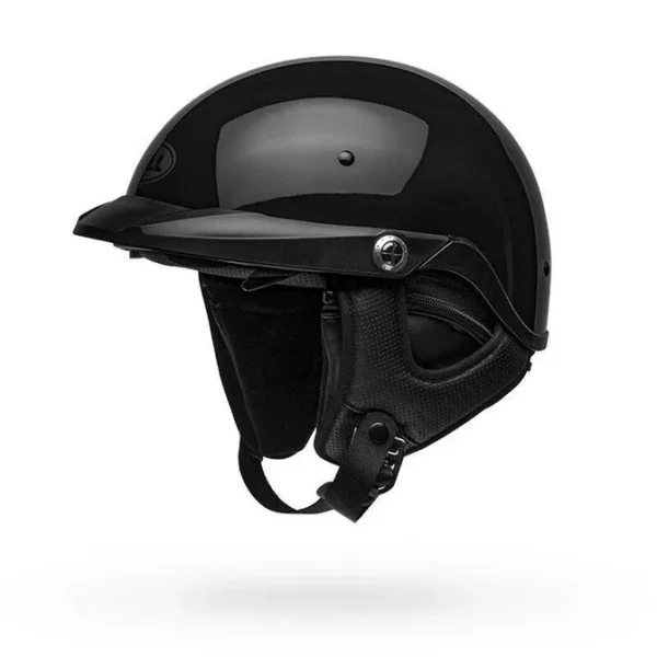 Casco Moto Calle Pit Boss Negro Certificado QR Bell - Imagen 2