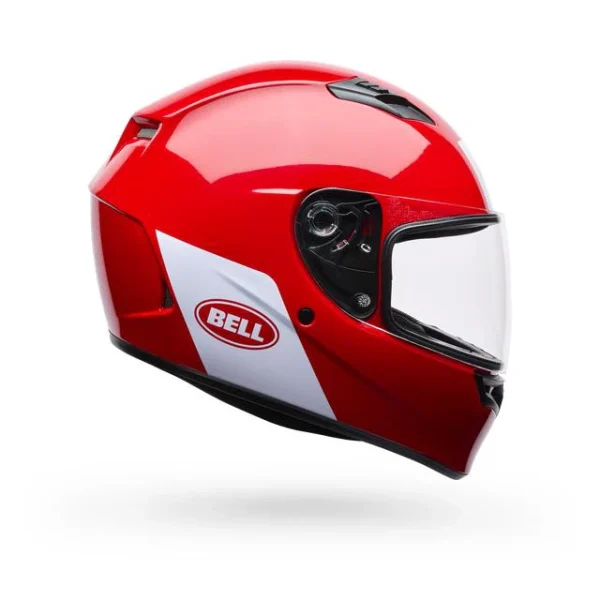 Casco Moto Calle Qualifier Clip Rojo Certificado QR Bell - Imagen 2