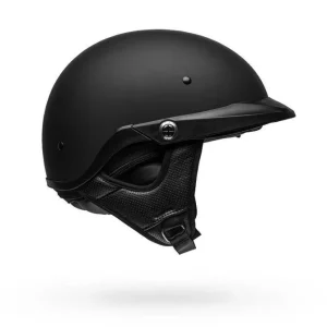 Casco Moto Calle Pit Boss Negro Mate Certificado QR Bell