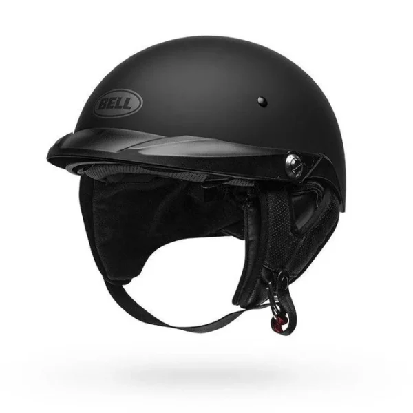 Casco Moto Calle Pit Boss Negro Mate Certificado QR Bell - Imagen 2